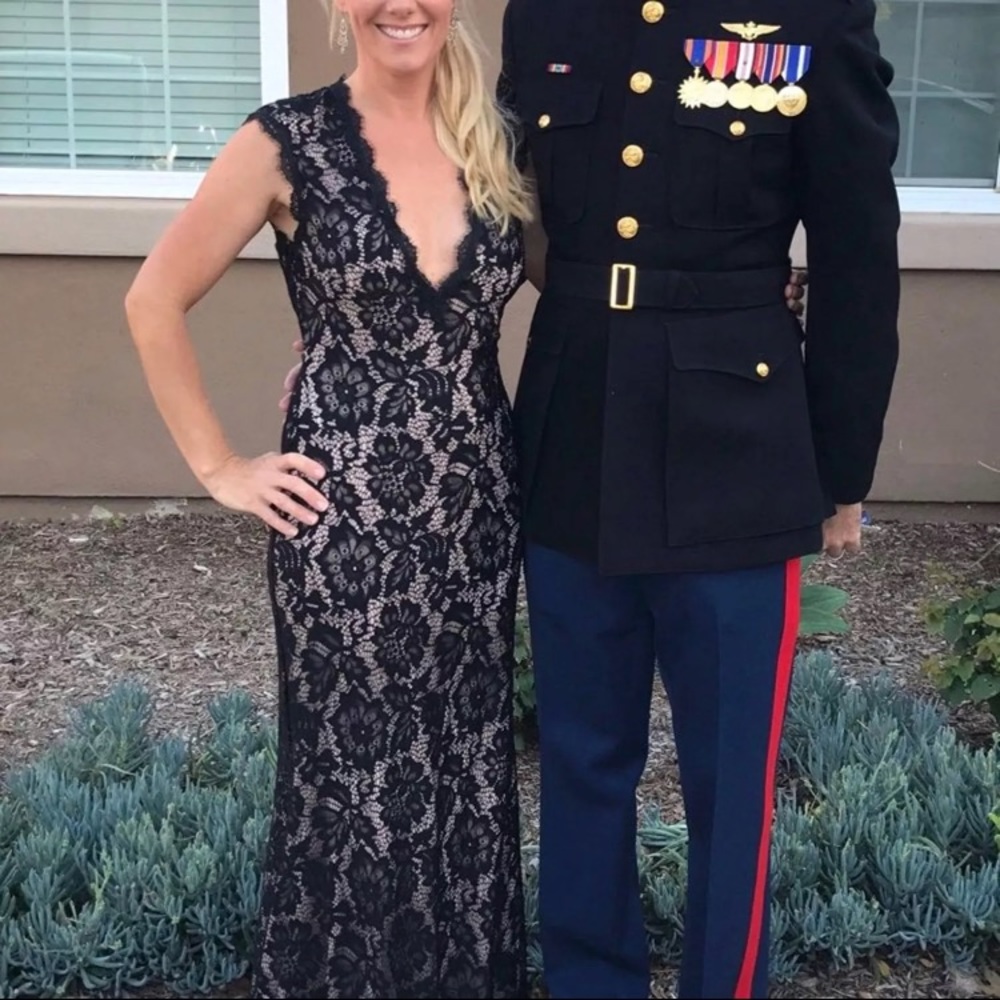 Black lace Prom/Ball gown